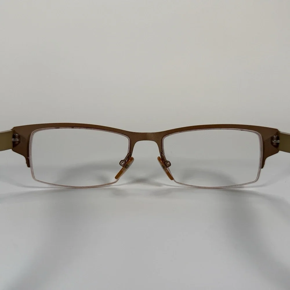 Jean LaFont Harmonie‎ 436 Eyeglasses Frame Only 51-17-135 Womens France Half Rim